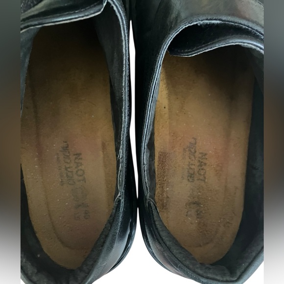 NAOT Black Leather Strap Split Toe Clog Shoe Women's 40 - 9 US - Picture 14 of 15